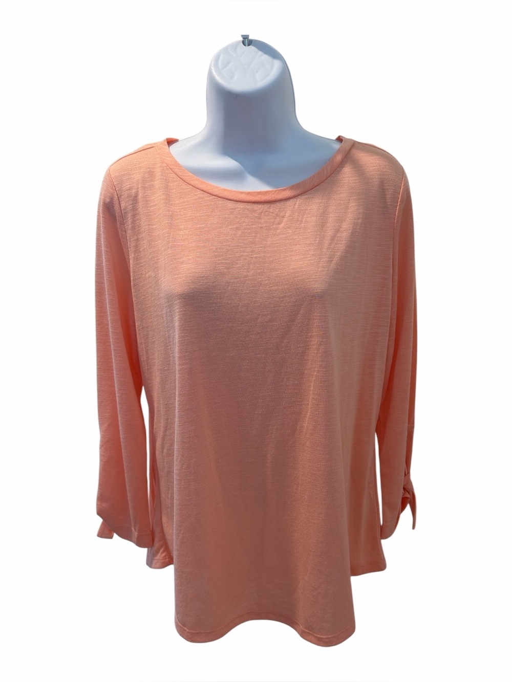 JONES NEW YORK Coral Long Sleeve Top size medium